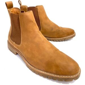 St John’s Bay Men’s Hawke Chelsea Boots 10 M Pull On Round Toe Ankle Boot